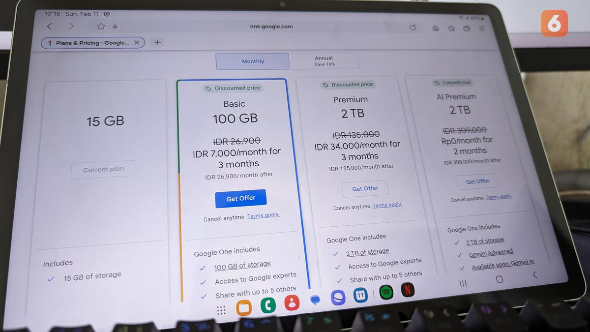 Google One Raih 100 Juta Pelanggan, Hadirkan Paket AI Premium Rp 309 Ribu!