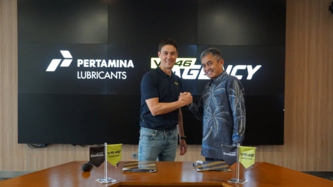 Kerja Sama Pertamina Lubricants dengan VR46 di Luar MotoGP