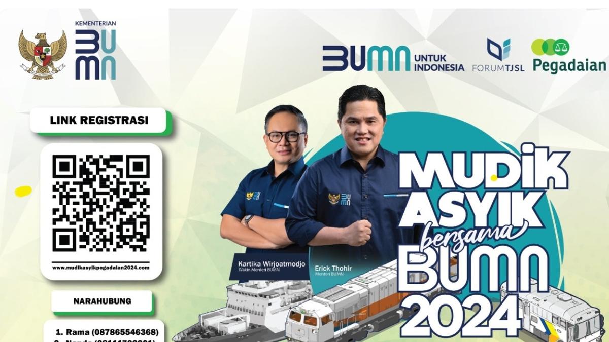 Pendaftaran Mudik Gratis Pegadaian Dibuka Hari ini, Buka Link mudikasyikpegadaian2024.com