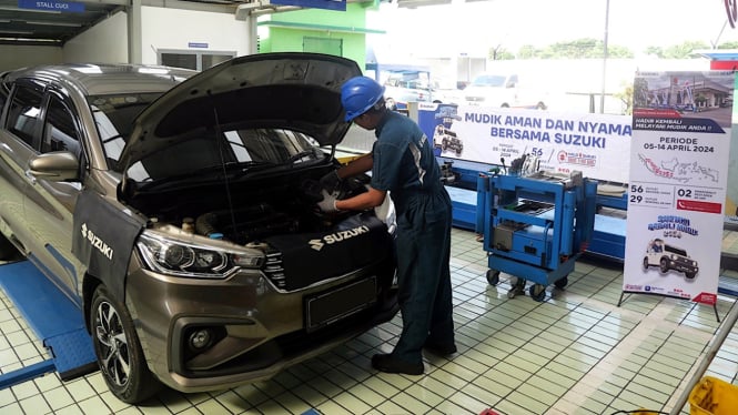 Suzuki Siapkan 66 Bengkel Siaga Dukung Mudik Lebaran 2024