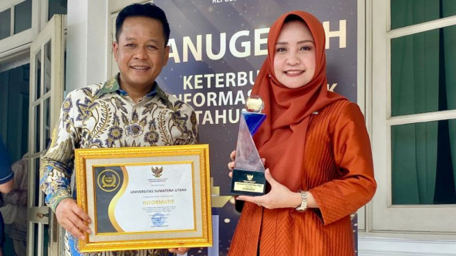 Anugerah KIP 2023, USU Sabet Predikat Informatif untuk Ketiga Kalinya Berturut-turut