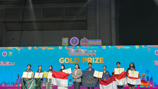 Kalahkan 20 Negara, Mahasiswa Indonesia Raih Medali Emas di Thailand Inventors Day 2024