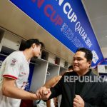 Berangkat ke Qatar, Erick Thohir: Mohon Doa untuk Timnas Indonesia U-23