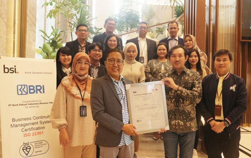 Konsisten Jaga Keandalan Transaksi Nasabah, BRI Raih ISO 22301:2019-BCMS