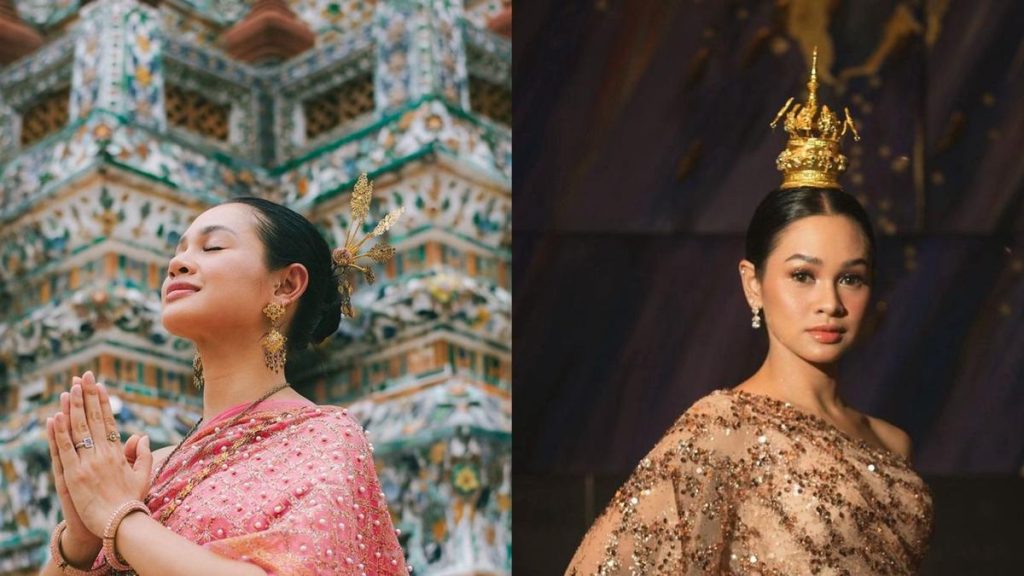 Debut di Bangkok, 6 Pesona Menawan Andien Aisyah Pakai Busana Tradisional Thailand