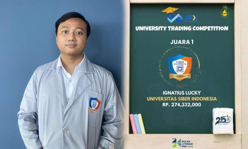 Ukir Prestasi, Mahasiswa Cyber University Raih Juara 1 University Trading Competition