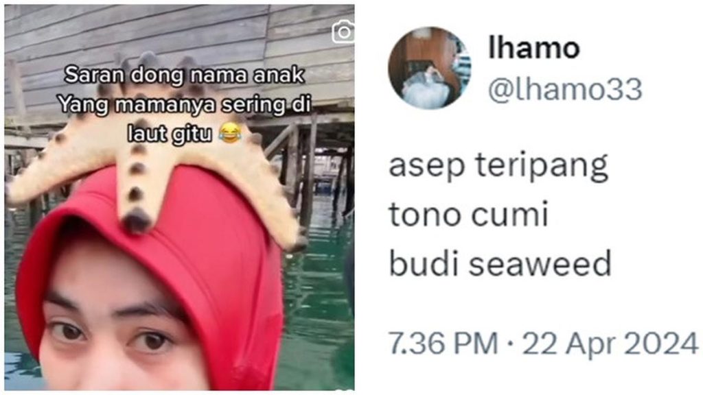 6 Rekomendasi Nama Anak Berunsur Laut dari Netizen Ini Kocak, Bikin Ngakak