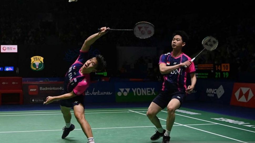 Hasil Denmark Open 2022: Libas Pasangan Skotlandia, Kevin / Marcus ke Perempat Final