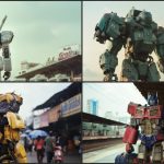 Ketika Robot Transformers dan Gundam Ikutan Mudik Lebaran 2024