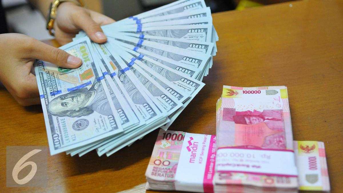 Rupiah Ambruk Lagi, Hari Ini Hampir Sentuh 16.500 per Dolar AS