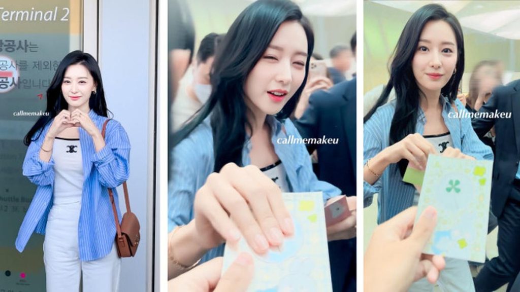 Kim Ji Won Sempat Terlihat Gugup Sebelum Bertemu Penggemar di Bandara Incheon, Maklum Introvert