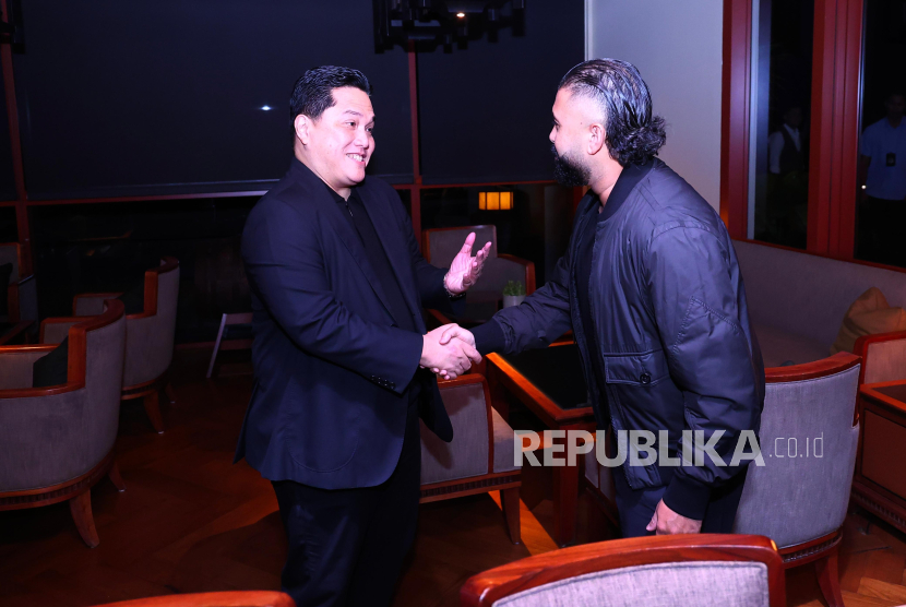 Erick Thohir Bertemu Putra Mahkota Johor, Bahas Naikkan Kualitas Sepak Bola Asia Tenggara