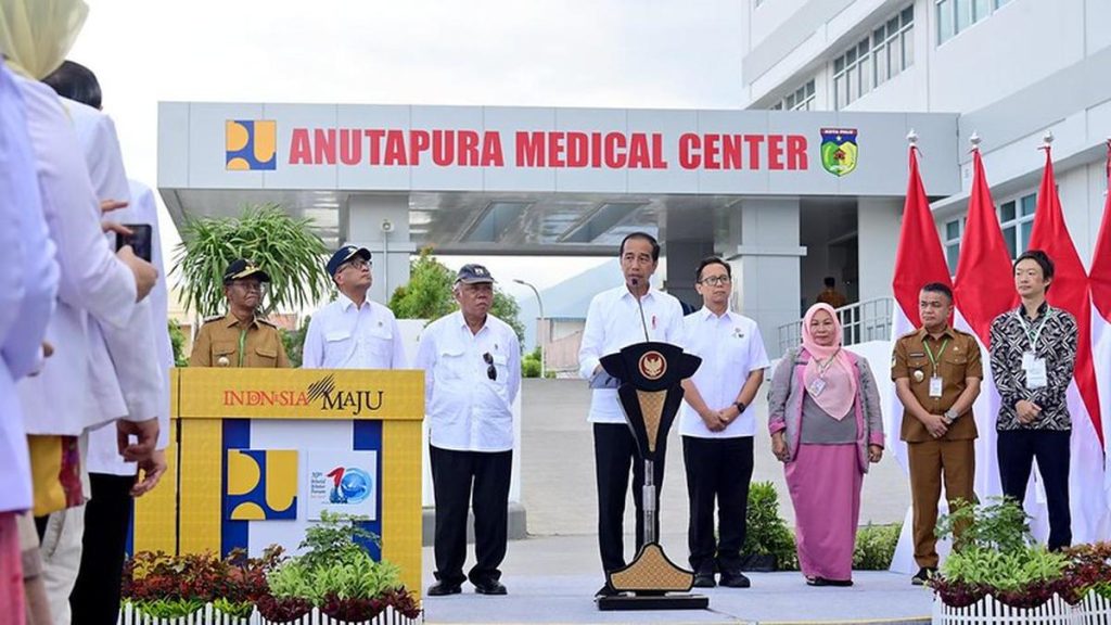 Resmikan Anutapura Medical Center Palu, Jokowi: Gedung dengan Penahan Goncangan Gempa