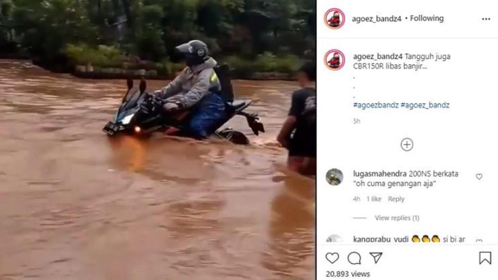 Waspada Water Hammer saat Banjir, Bisa Bikin Setang Piston Motor Bengkok