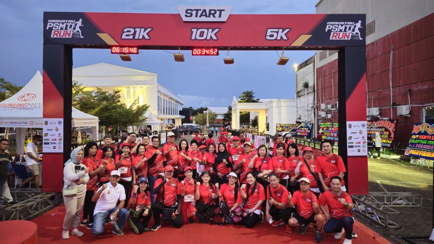 PSMTI Lampung Sukses Gelar Krakatau PSMTI Run 2024 di Graha Wangsa