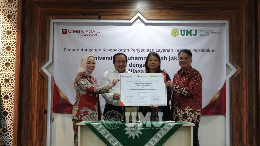 UMJ dan CIMB Niaga Syariah Kerja Sama Siapkan Layanan Fasilitas Pendidikan